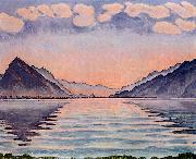 Ferdinand Hodler Lake Thun Germany oil painting artist